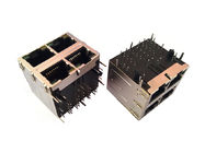 LED 2x2 RJ45 Integrated Gigabit Transfomrer For Network Equipment Modem