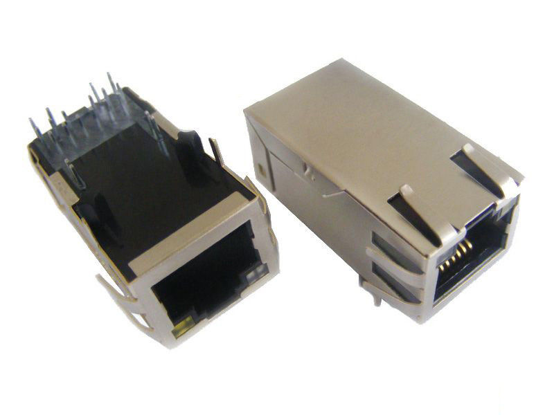 High Performance RJ45 Single Port Connector Poe Function With 8mA Bias Current